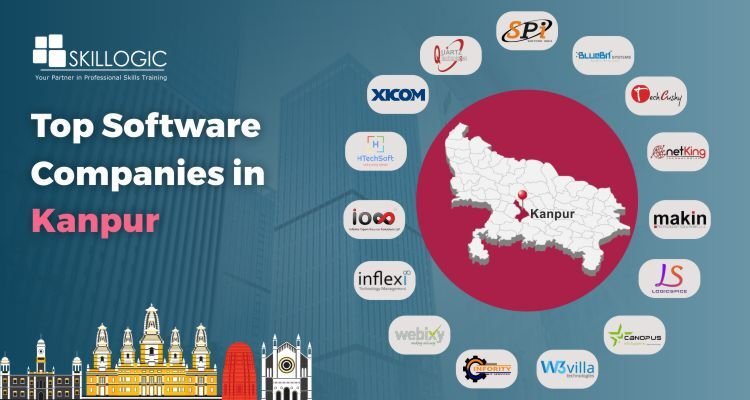 What are the Top software companies in Kanpur?