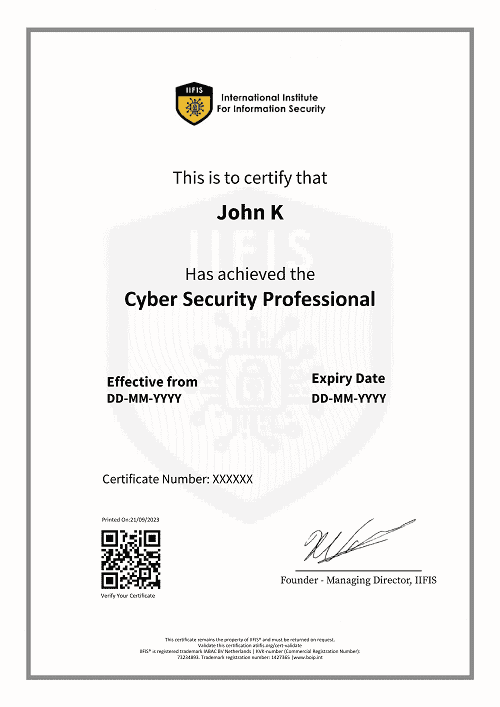 Certificate 1